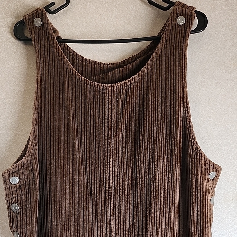 Brown Corduroy Overalls - Picture 5 of 5